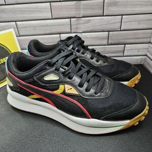 Pre Worn Men's Puma Street Rider  Red Black White Sneakers